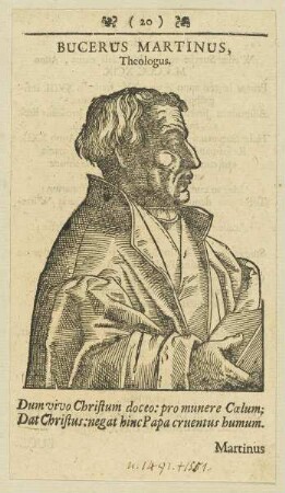 Bildnis des Martinus Bucercs