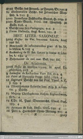 Hist. Liter. Saxoniae