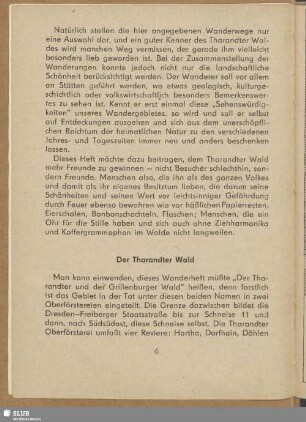 Der Tharandter Wald