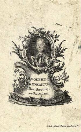 Bildnis Adolf Friedrich (1710-1771), König von Schweden