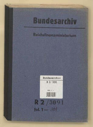 Haager Konferenz 1929-1930.- Vorbereitung des Young-Plans (Handakten des Reichsfinanzministers): Bd. 1