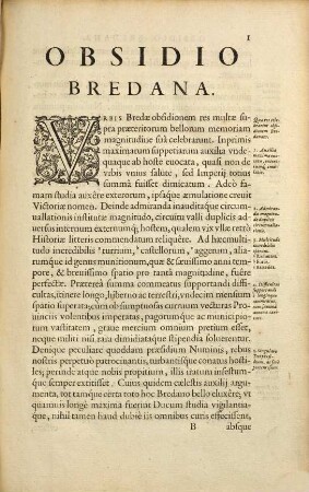 Obsidio Bredana armis Philippi IIII., auspiciis Isabellae, ductu Ambr. Spinolae perfecta