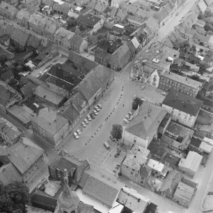 Marktplatz von Sternberg : Blickrichtung Südwesten