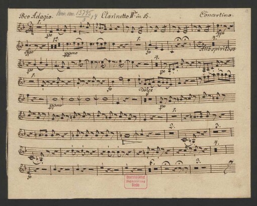 Clarinetto II.do