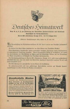 Deutsches Heimatwerk