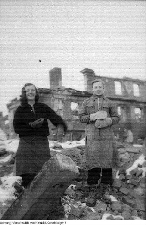 Dresden. Abbruch gefährlicher Ruinen, 1947