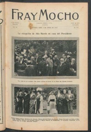 La recepción de Año Nuevo en casa del Presidente