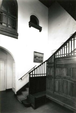 Dresden-Plauen, Bernhardstraße 98. Villa "Grübler" (1903, F. Schumacher), Diele
