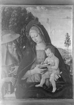 Maria mit dem Kind und dem heiligen Hieronymus