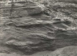 Zeitz-Altenburger Platte. Altpleistozäne Pleißeschotter in Kreuzschichtung bei Goldschau nordöstlich Gößnitz