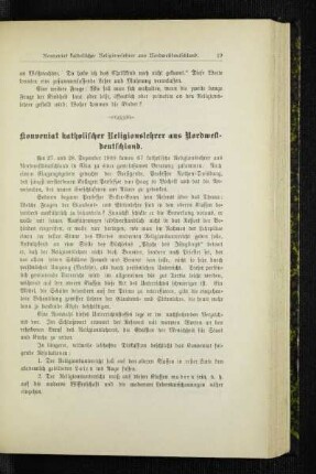 Konveniat katholischer Religionslehrer aus Nordwestdeutschland
