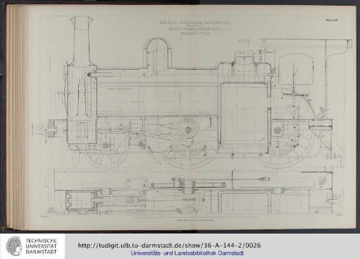 Express Passenger Locomotive, designed by Messrs. Sharp, Steward & Co. Manchester