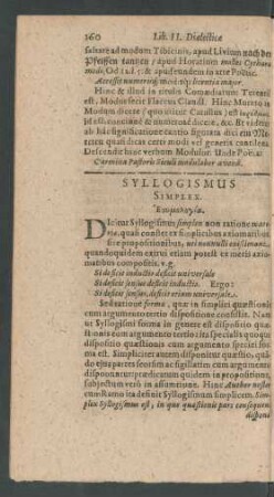 Syllogismus Simplex.