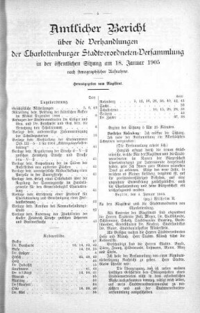 18. Januar 1905