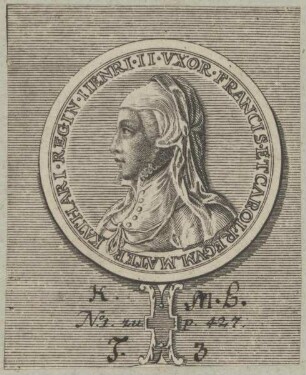 Bildnis der Katharina, Königin von Frankreich