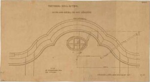 Fischer, Theodor; Hall / Tirol (Österreich); Postgebäude - Giebel an der Südseite (Detail)