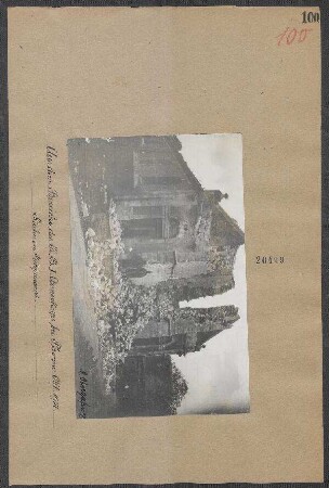 Péronne Okt. 1914: Kirche in Becquincourt