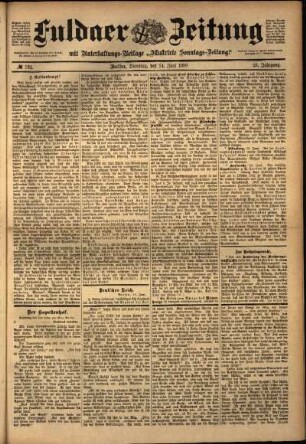 Ausgabe vom Dienstag, den 14. Juni 1898.