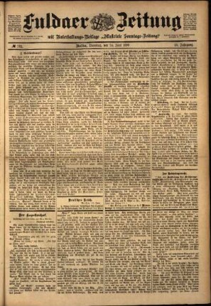 Ausgabe vom Dienstag, den 14. Juni 1898.