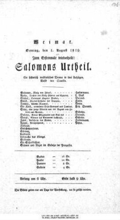 Salomons Urtheil