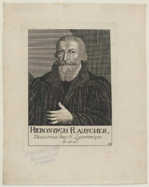 Bildnis des Hieronymus Rauscher