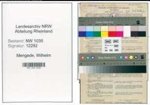 Entnazifizierung Wilhelm Mengede , geb. 31.12.1898 (Steiger)