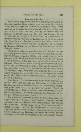 Organische Ueberreste