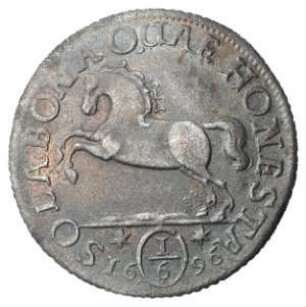 Fundmünze, 6 Mariengroschen (1/6 Taler), 1696