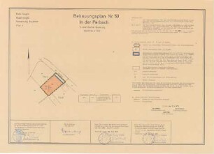 Bebauungsplan Nr. 50, In der Parbach, 3. vereinfachte Änderung, Kreis Siegen, Stadt Siegen, Gemarkung Trupbach, Flur 4