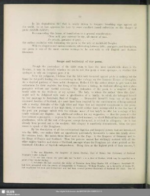 Scope and tendency of our poem