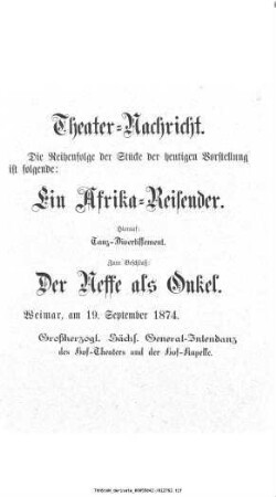 Der Neffe als Onkel