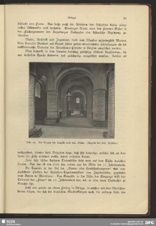 Die Krypta der Kapelle vom heiligen Blute (Kapelle des Heiligen Blasius)
