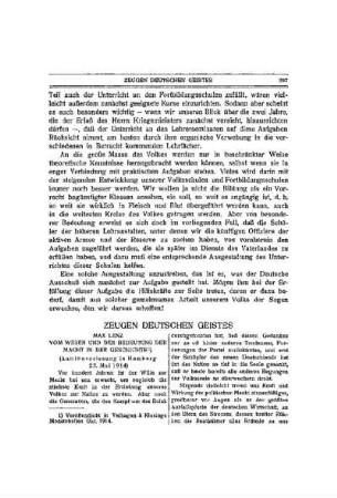 Zeugen deutschen Geistes