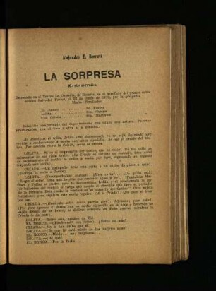 La sorpresa