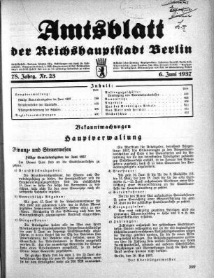 1937,23: Nr. 23, 6. Juni 1937