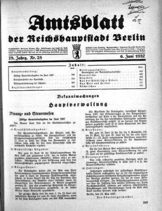 1937,23: Nr. 23, 6. Juni 1937