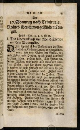 783-793, Am 10. Sonntag nach Trinitatis. - Am 15. Sonntag nach Trinitatis.