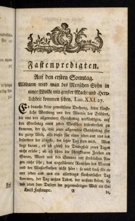 1-102, Predigten des ersten Jahrgangs