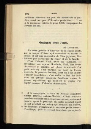 Quelques bons Jours