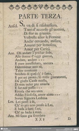 Parte Terza