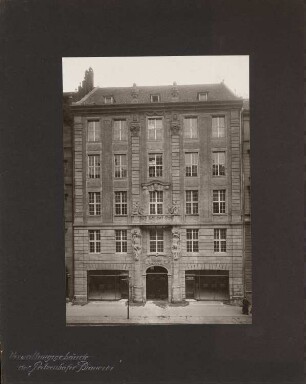 Geschäftshaus der Aktienbrauerei Patzenhofer, Berlin: Ansicht
