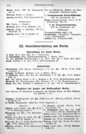 Gemeindeverwaltung von Berlin