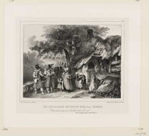 Almosen, Blatt 2 der Folge "Lithographisches Album"