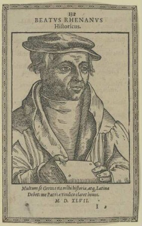 Bildnis des Beatus Rhenanus