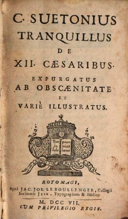 Suetonii duodecim Caesares