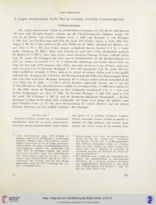 3. Leges ministrorum verbi Die in ecclesia civitatis Lunaeburgensis [ca. 1570]