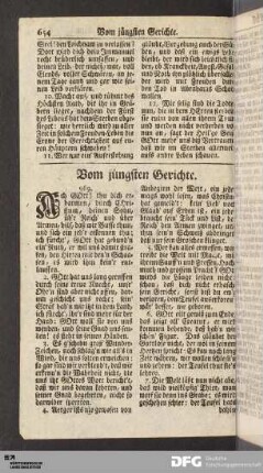 Vom jüngsten Gerichte.