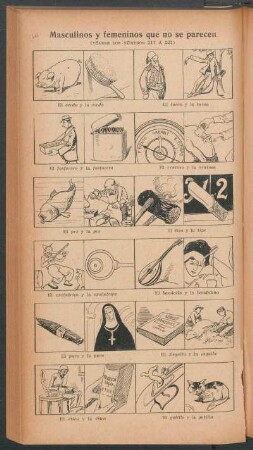 Masculinos y femeninos que no se parecen - [Continuación] - [Cómic] : (Véanse los números 217 á 227)