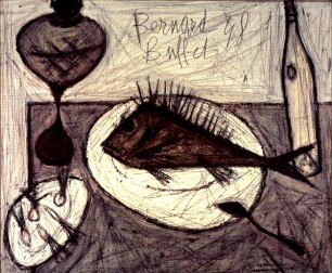 Stilleben mit Fisch