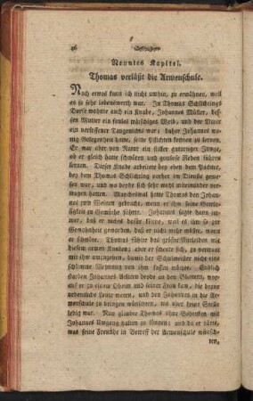 Neuntes Kapitel. Thomas verläßt die Armenschule